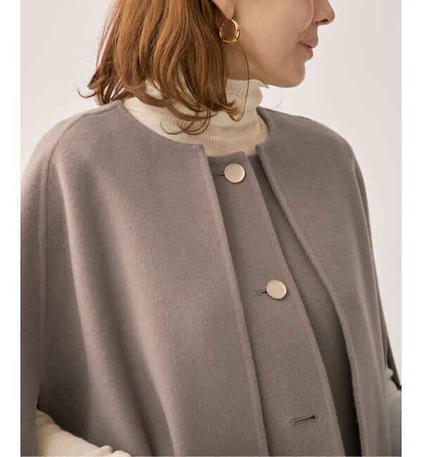 VERMEIL par iena「リバーマント」|ポンチョ・ケープ|