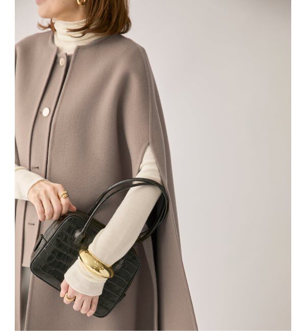 VERMEIL par iena「リバーマント」|ポンチョ・ケープ|