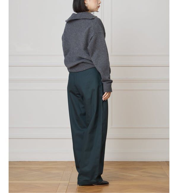 IENA LA BOUCLE「IENA LA BOUCLE ハイカウントツイルバレルパンツ」|その他|