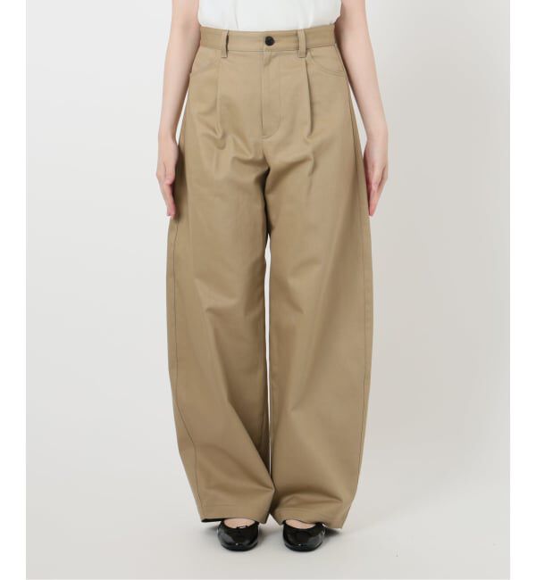 IENA LA BOUCLE「IENA LA BOUCLE ハイカウントツイルバレルパンツ」|その他|