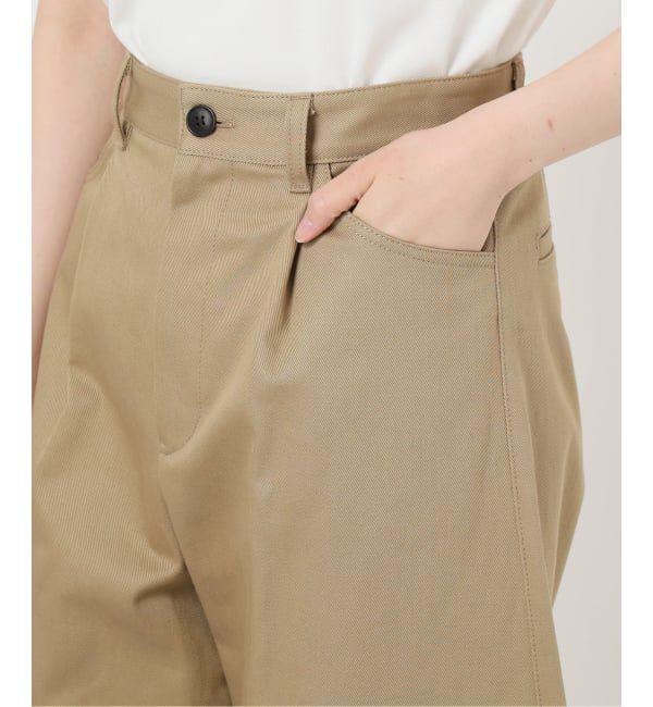 IENA LA BOUCLE「IENA LA BOUCLE ハイカウントツイルバレルパンツ」|その他|