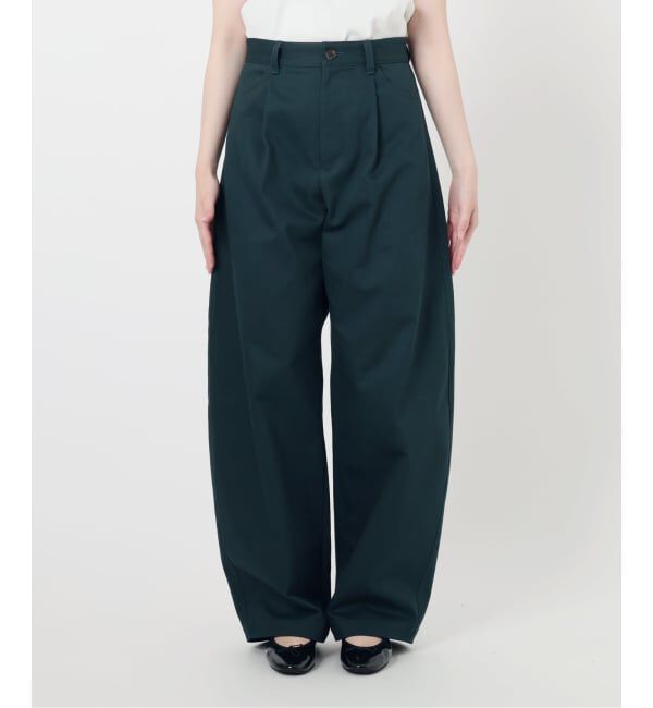 IENA LA BOUCLE「IENA LA BOUCLE ハイカウントツイルバレルパンツ」|その他|