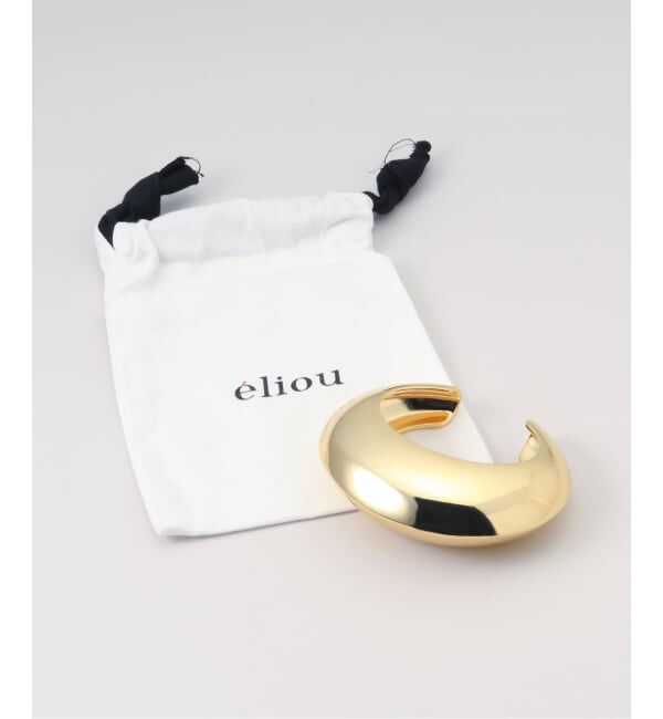 VERMEIL par iena「eliou エリウ ALEGRA CUFF HCALE704　ゴールド」|ブレスレット・バングル|
