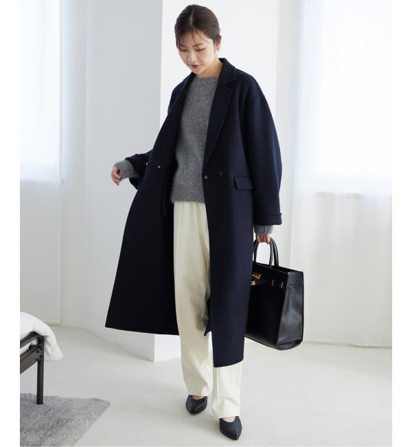 SLOBE IENA「《追加》souple woolダブルフェイスチェスターコート」|チェスターコート|