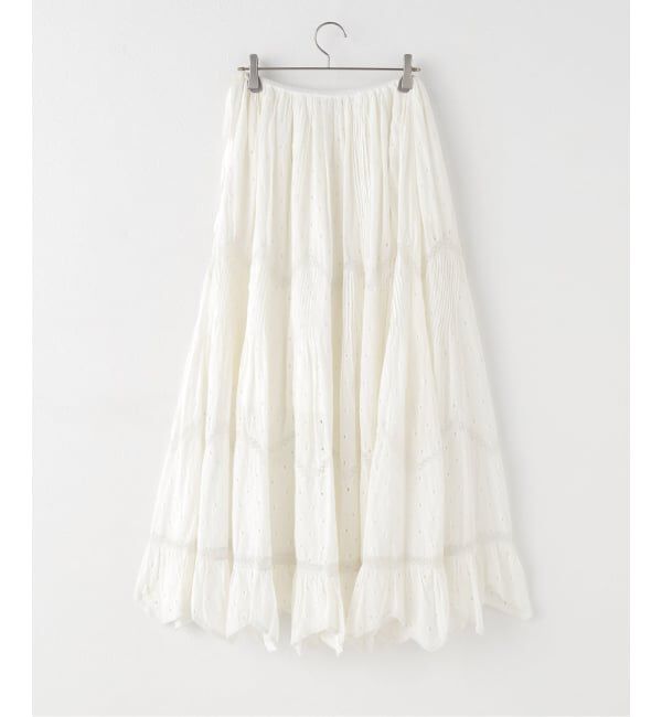 IENA「venit/ヴェニット レーススカート VEC-5534-B」|スカート|