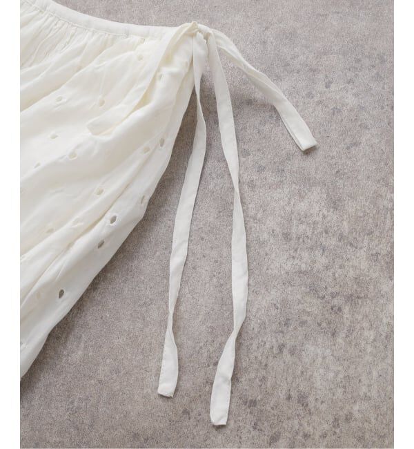 IENA「venit/ヴェニット レーススカート VEC-5534-B」|スカート|