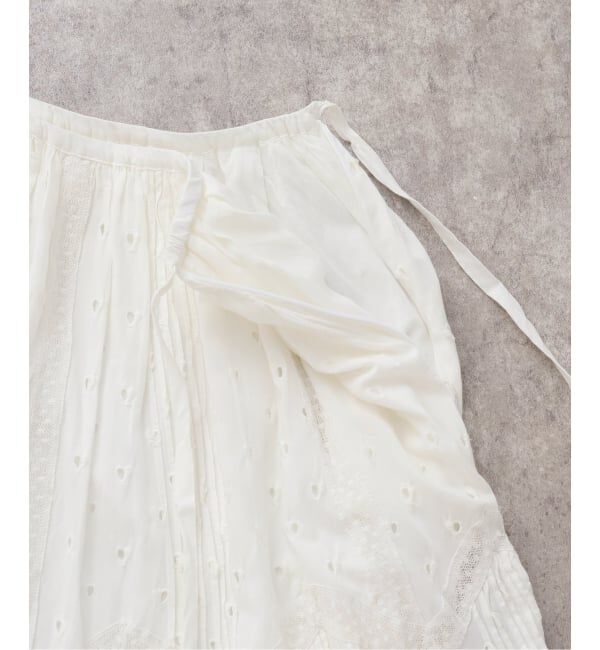 IENA「venit/ヴェニット レーススカート VEC-5534-B」|スカート|