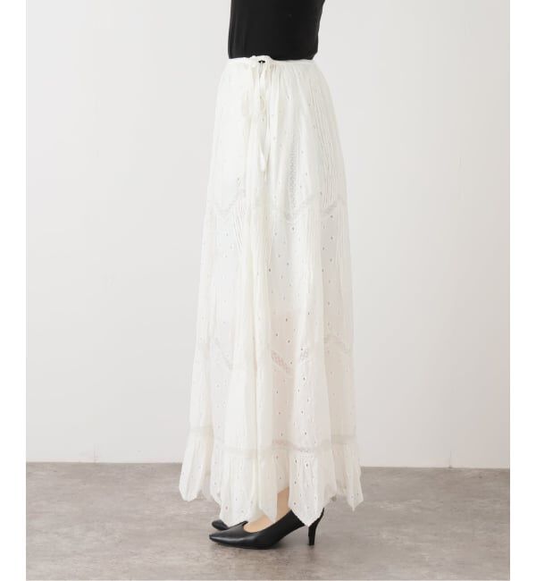 IENA「venit/ヴェニット レーススカート VEC-5534-B」|スカート|