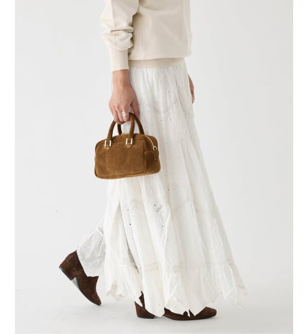IENA「venit/ヴェニット レーススカート VEC-5534-B」|スカート|