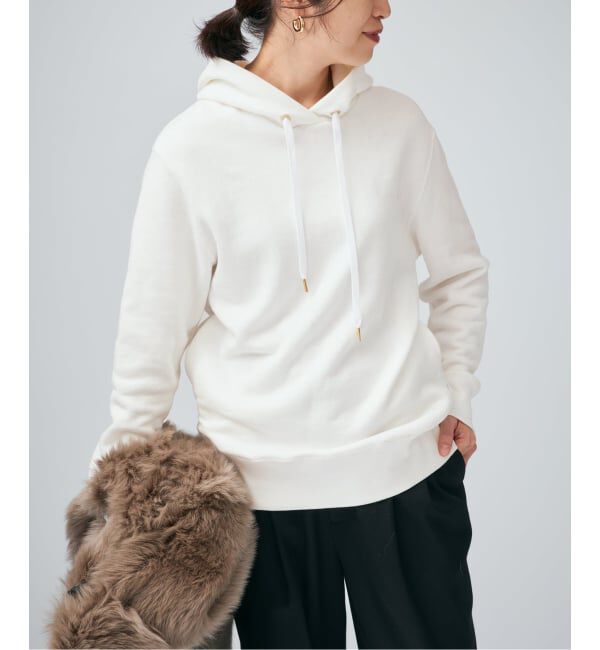 VERMEIL par iena「Loopwheel fleece フーディー」|パーカー|ホワイト