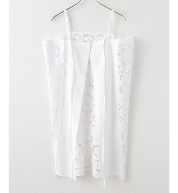 IENA LA BOUCLE「HERITER/エリテ cutwork parts tablecloth aprondr H0-00-7045」|ワンピース|