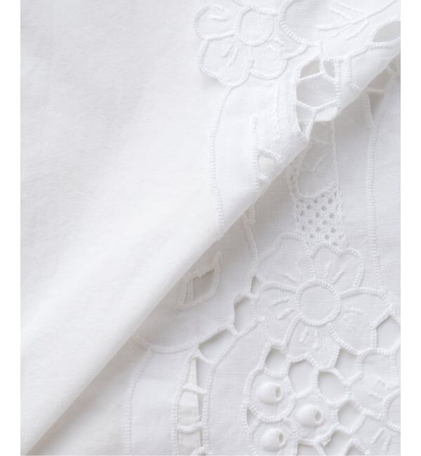 IENA LA BOUCLE「HERITER/エリテ cutwork parts tablecloth aprondr H0-00-7045」|ワンピース|
