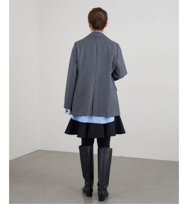 IENA「ツイードダブルクロスフレアミニスカート」|スカート|