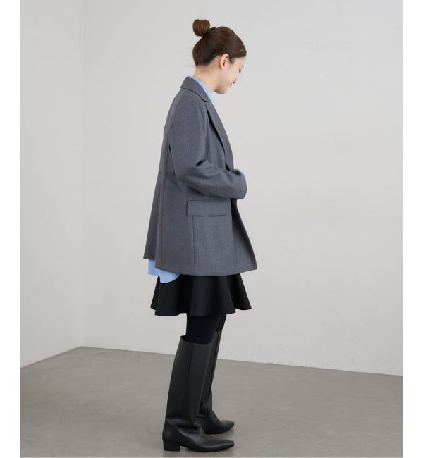 IENA「ツイードダブルクロスフレアミニスカート」|スカート|