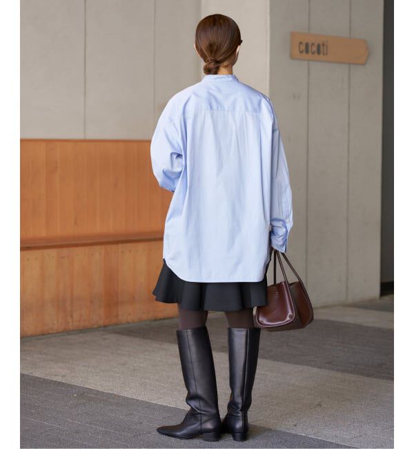 IENA「ツイードダブルクロスフレアミニスカート」|スカート|