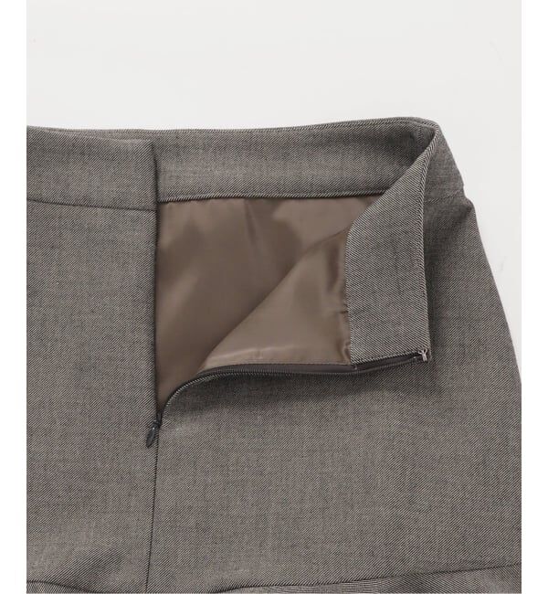 IENA「ツイードダブルクロスフレアミニスカート」|スカート|