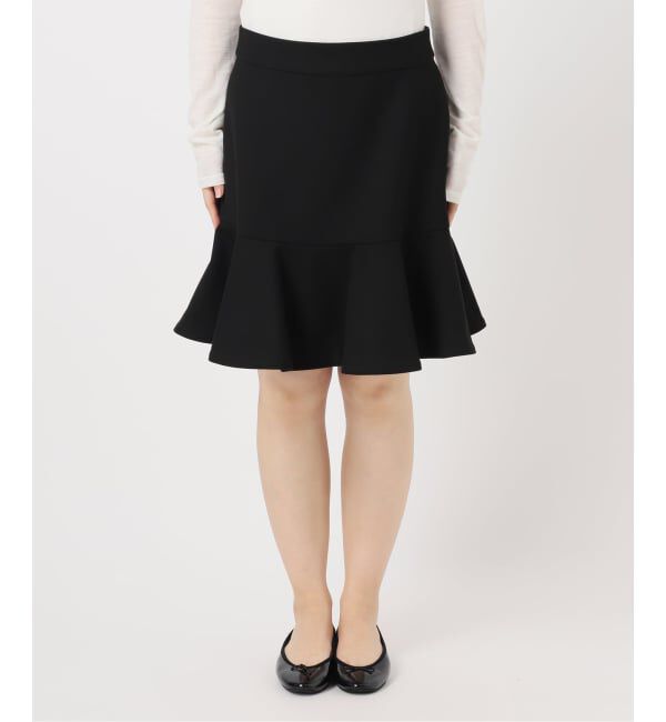 IENA「ツイードダブルクロスフレアミニスカート」|スカート|