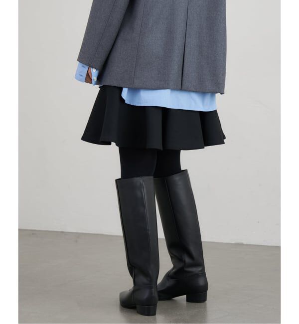 IENA「ツイードダブルクロスフレアミニスカート」|スカート|