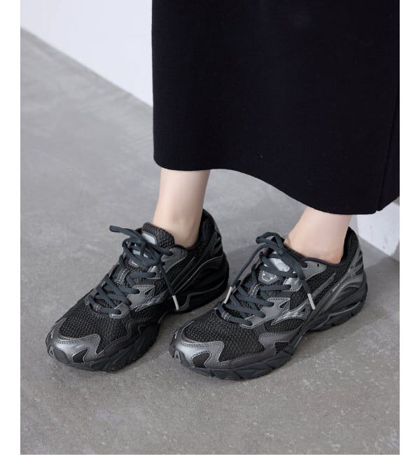 SLOBE IENA「MIZUNO/ミズノ WAVE RIDER 10 D1GA2431 04/08」|スニーカー|ブラック