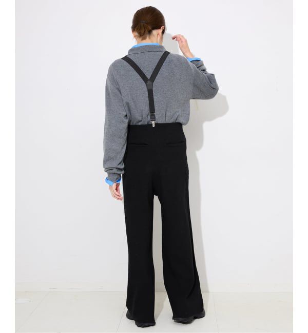 SLOBE IENA「PROVOKE/プロヴォーク サスペンダーニットパンツ PV-050094」|その他|