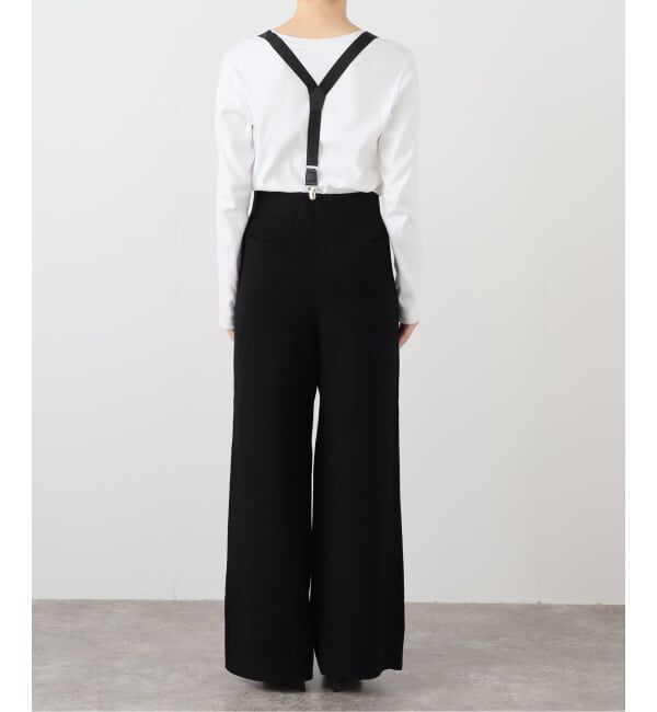 SLOBE IENA「PROVOKE/プロヴォーク サスペンダーニットパンツ PV-050094」|その他|