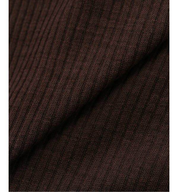 IENA LA BOUCLE「TOURNON/トゥルノン WOOL SHEER RIB HENLEY NECK 25AWCS029」|Tシャツ・カットソー|