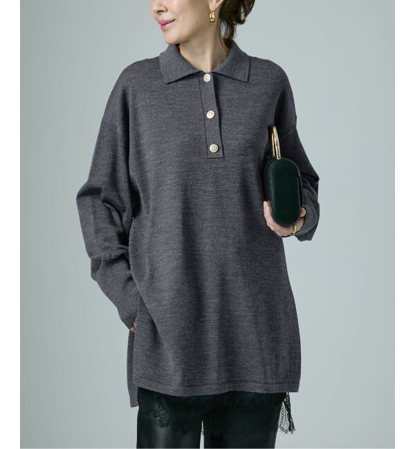 VERMEIL par iena「over POLO ニット」|ニット・セーター|