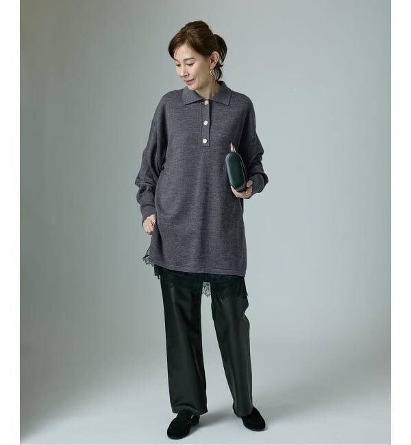 VERMEIL par iena「over POLO ニット」|ニット・セーター|
