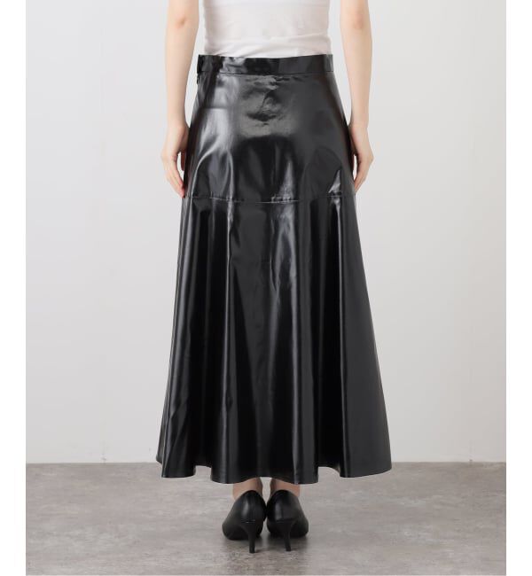 VERMEIL par iena「SAQUI サキ PATENT FLARED スカート 25FW42」|スカート|