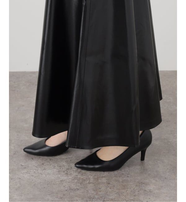 VERMEIL par iena「SAQUI サキ PATENT FLARED スカート 25FW42」|スカート|