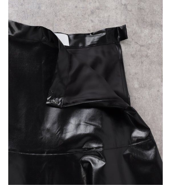 VERMEIL par iena「SAQUI サキ PATENT FLARED スカート 25FW42」|スカート|