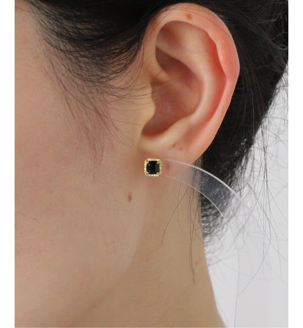 IENA「GIGI/ジジ Onyx earrings ピアス(両耳) H10082」|ピアス|