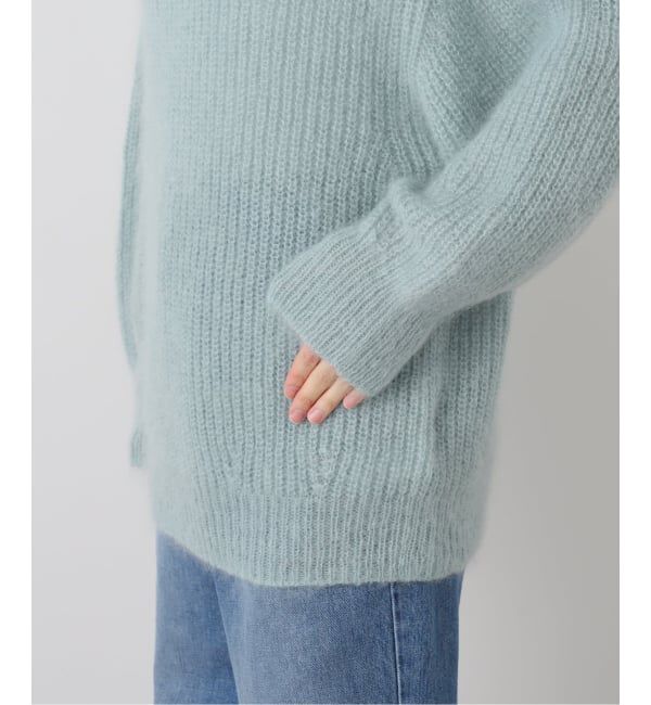 IENA「キッドモヘヤミックス 片畦プルオーバー」|ニット・セーター|