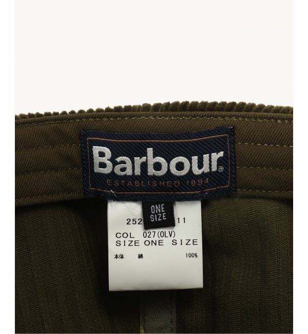 SLOBE IENA「Barbour/バブアー preston cord cap MHA0911OL51」|キャップ・キャスケット|
