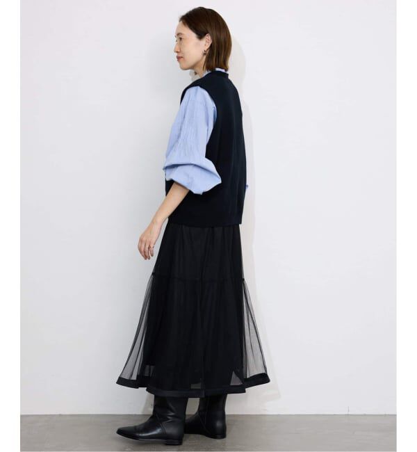 SLOBE IENA「《WEB限定/追加3予約》ピンタックバルーンスリーブブラウス」|シャツ・ブラウス|