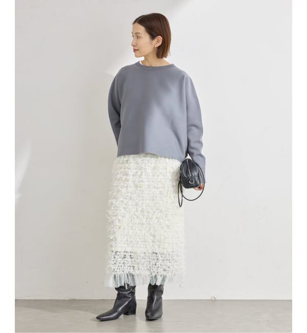 IENA「《予約》チュールテープスカート」|スカート|
