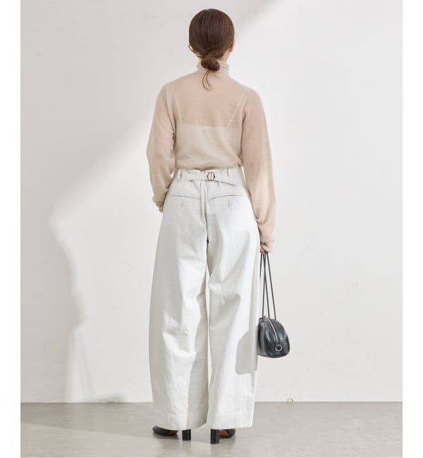 IENA「《予約》バレルレッグデニム」|デニム|