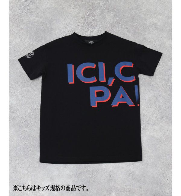 Paris Saint-Germain「【Paris Saint-Germain】シャドーICPプリント Tシャツ　※キッズサイズ」|Tシャツ・カットソー|ブラック