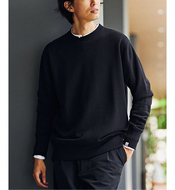 EDIFICE「【LOOPWHEELER for LOWERCASE】ライトツリウラケ ルーズフィットスウェット」|スウェット・ジャージ|