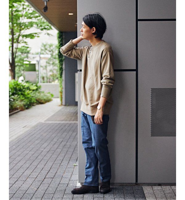 EDIFICE「【LOOPWHEELER for LOWERCASE】ライトツリウラケ ルーズフィットスウェット」|スウェット・ジャージ|