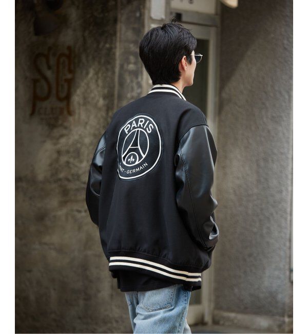 Paris Saint-Germain「Paris Saint-Germain / パリ・サン＝ジェルマン】PSG VARSITY JACKET」|その他|ブラック
