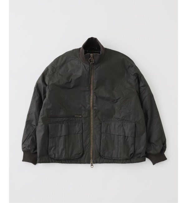 EDIFICE「Barbour (バブアー) Heritage+ Highfield ワックスコットン ブルゾン」|その他|カーキ