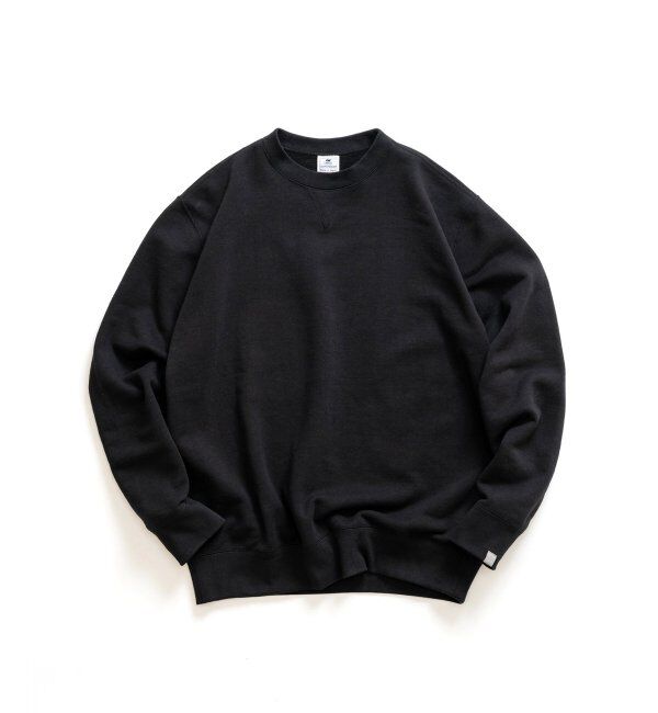 EDIFICE「LOOPWHEELER &times; LOWERCASE for EDIFICE ライトツリウラケ ルーズスウェット」|スウェット・ジャージ|ブラック