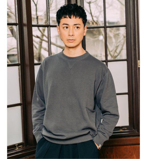 EDIFICE「LOOPWHEELER &times; LOWERCASE for EDIFICE ライトツリウラケ ルーズスウェット」|スウェット・ジャージ|