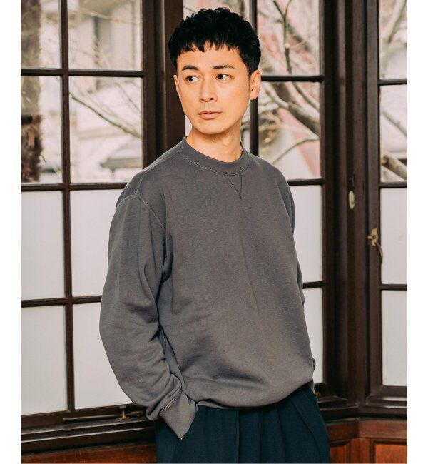 EDIFICE「LOOPWHEELER &times; LOWERCASE for EDIFICE ライトツリウラケ ルーズスウェット」|スウェット・ジャージ|