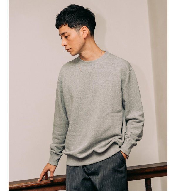 EDIFICE「LOOPWHEELER &times; LOWERCASE for EDIFICE ライトツリウラケ ルーズスウェット」|スウェット・ジャージ|