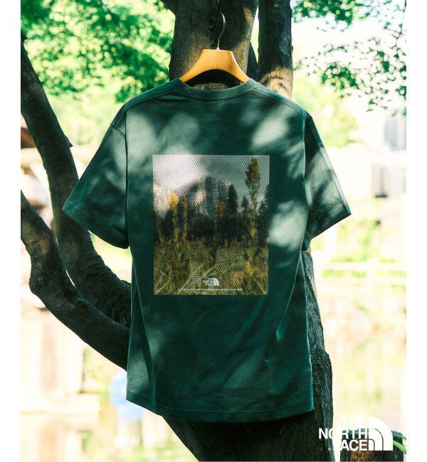 417 EDIFICE「THE NORTH FACE / ザ ノースフェイス Pixel Plant Cotton Tee」|Tシャツ・カットソー|グリーン
