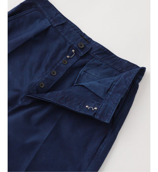 EDIFICE「Letiquette &times; ETS.MATERIAUX フレンチ ワーク パンツ(インディゴ)」|スラックス|