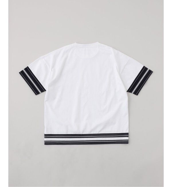 EDIFICE「White Mountaineering(ホワイトマウンテニアリング) RANDAM STRIPE Tシャツ WM2571532」|Tシャツ・カットソー|