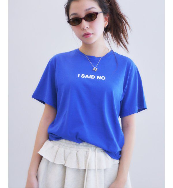 PULP「【Geek Office / ギークオフィス】Just / ジャスト I SAID NO T-SHIRT」|Tシャツ・カットソー|ブルー A